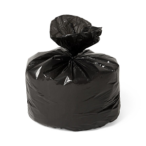 33 x 39 Black 33 Gallon 2mil Trash Bags 100/cs