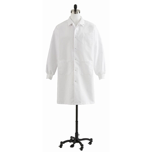 Poly/Cotton ESD Lab Coats, Knit Cuff, 3 Color and 3 Length Options, Each