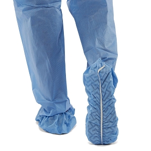 Pack of 150 Regular Blue Latex Free Medline Industries NON27143 Non-Skid Multi-Layer Boot Covers 