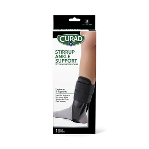 CURAD Ankle Splints with Memory Foam Stirrup