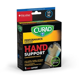 CURAD Performance Series Reversible Wrist Support Universal Black