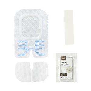 SorbaView SHIELD Dressings with Adhesive-Free Zone | Medline