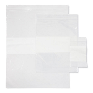 Plastic Zipper Bag White Block Written Small Pill Evenlop Tablet