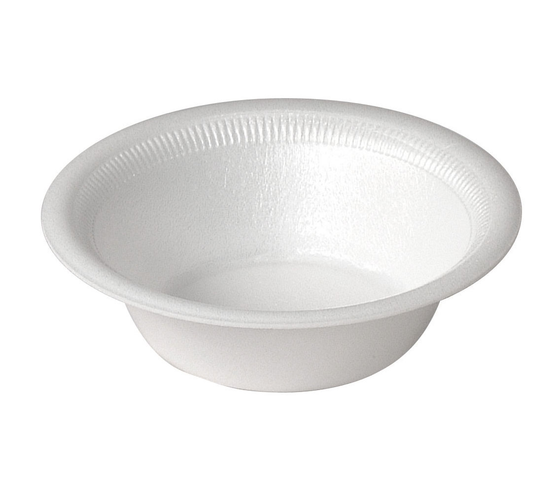 100 x FOAM BOWLS 12oz 16cm POLYSTYRENE WHITE DISPOSABLE LARGE BOWLS CATERING 