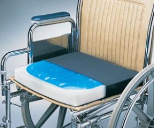 Medline Gel Foam Pressure Redistribution Cushion for Wheelchair
