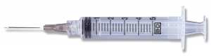 BD Luer-Lock Syringes with Detachable Needle