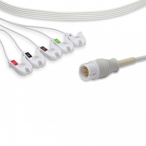 Philips Compatible Disposable Direct Connect Ekg Cables Medline