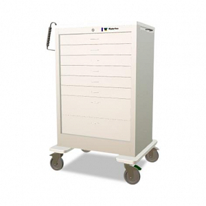 Light Grey Steel Medical Carts With Drawers Medline Industries Inc