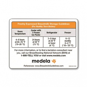 MEDELA magnet breastmilk storage guidelines