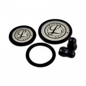 3M 5803 Littmann Classic III Black Edition Chestpiece Monitoring  Stethoscope, 27 Black Tube