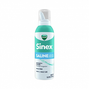 Saline nasal spray for 2024 mucus