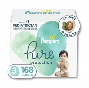 Pampers Pure Protection Swaddlers Diapers with Shea Butter