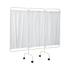 R& B Wire Mobile 3-Panel Privacy Screens | Medline Industries, Inc.