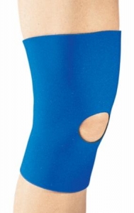 Clinic Nylon Neoprene Knee Sleeves with Open Patella
