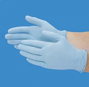 uline blue nitrile gloves