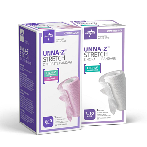2 Unna-Z Unna Boot with Zinc Dressing Bandage Compression Wrap 4