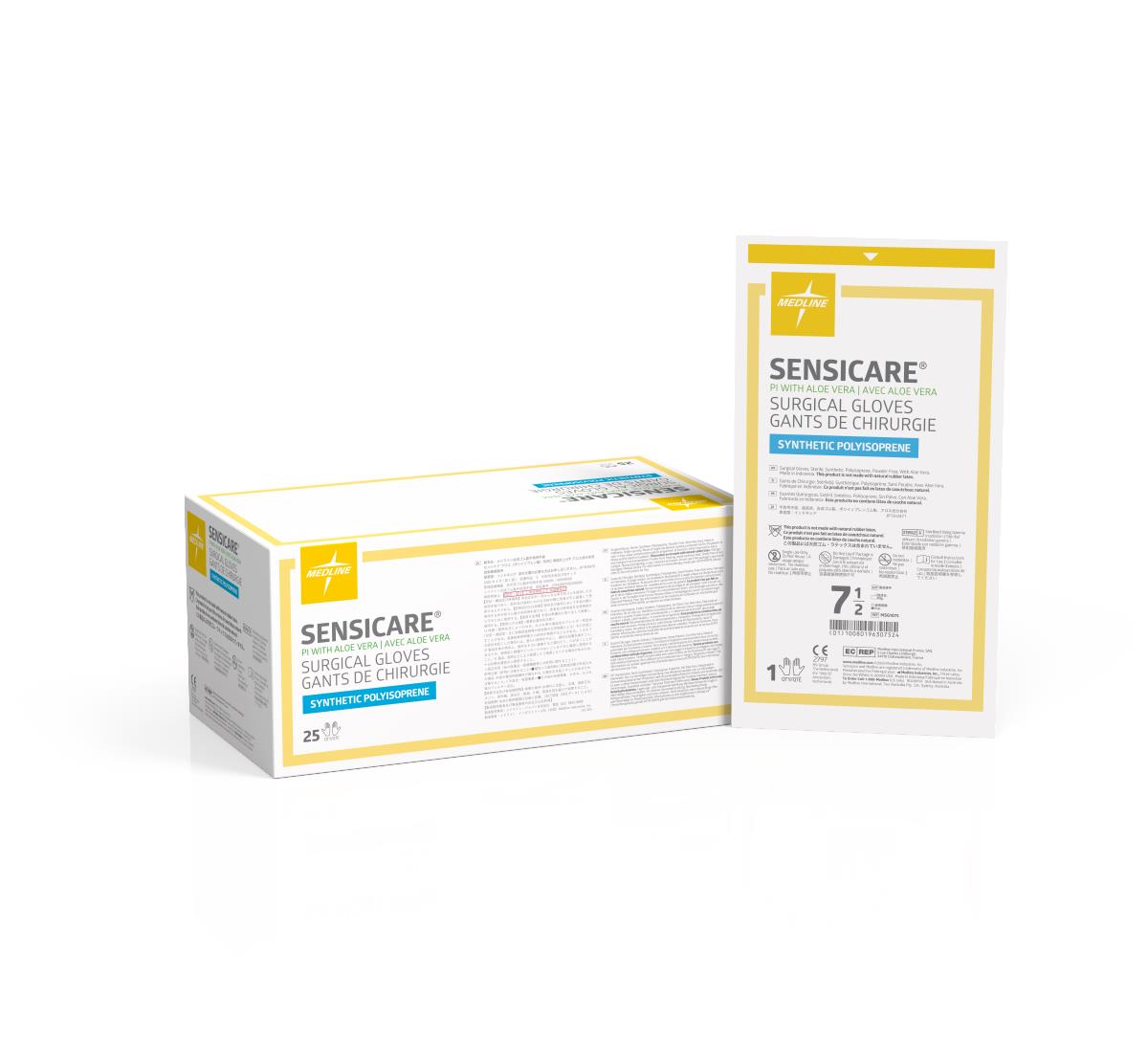 SensiCare PI with Aloe Surgical Gloves | Medline Industries, Inc.