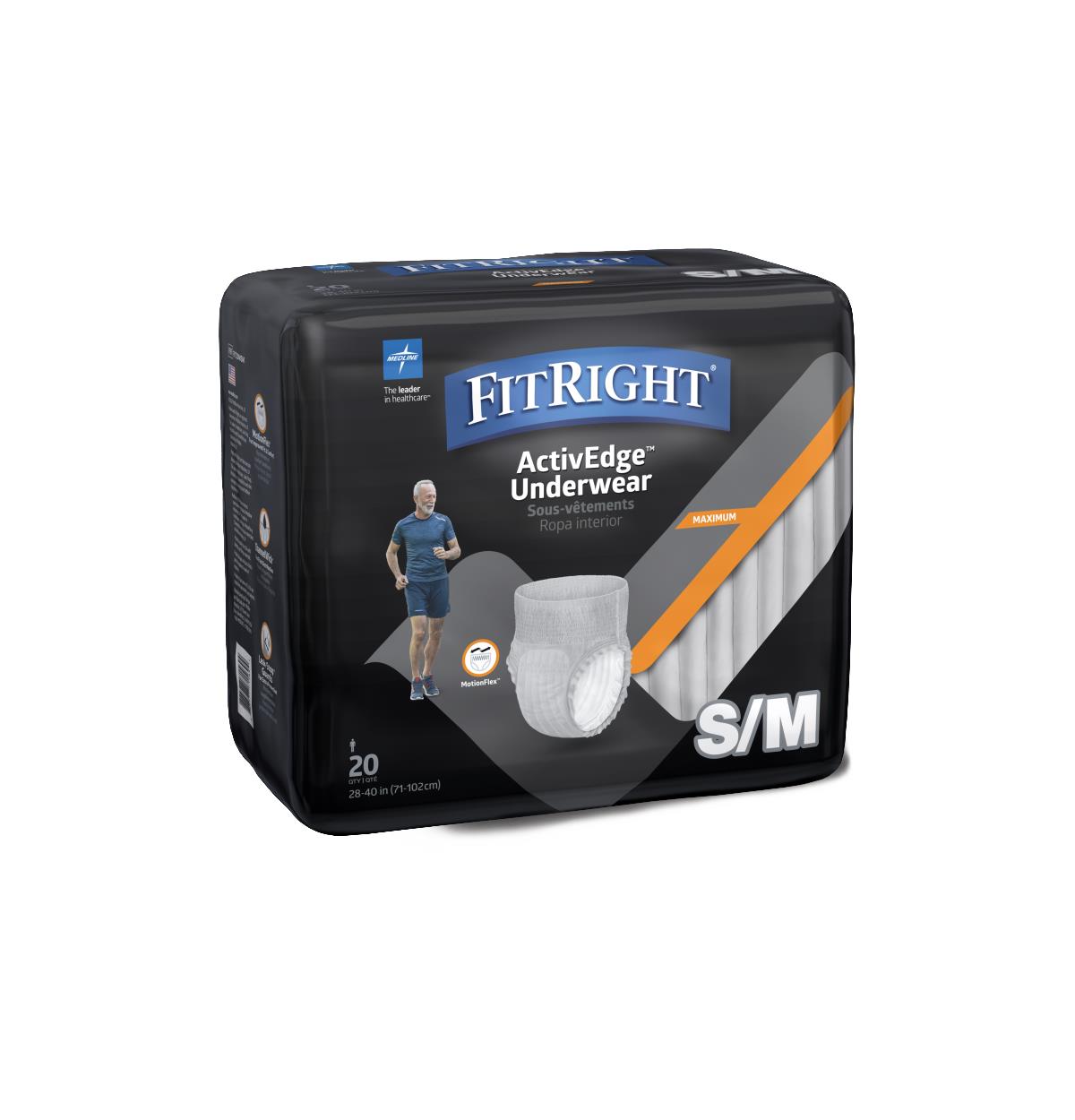 Medline FitRight Ultra Underwear for Men - FitRight Ultra Incontinence —  Grayline Medical
