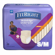 Medline FIT33005AZ Fit Right Super Protective Underwear, Medium, 28 - 40  (Pack of 20) : : Health & Personal Care