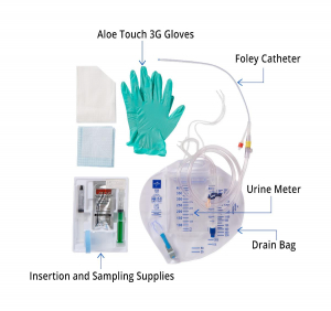 SelectSilicone 2-Layer Foley Catheter Trays with Urine Meter | Medline ...