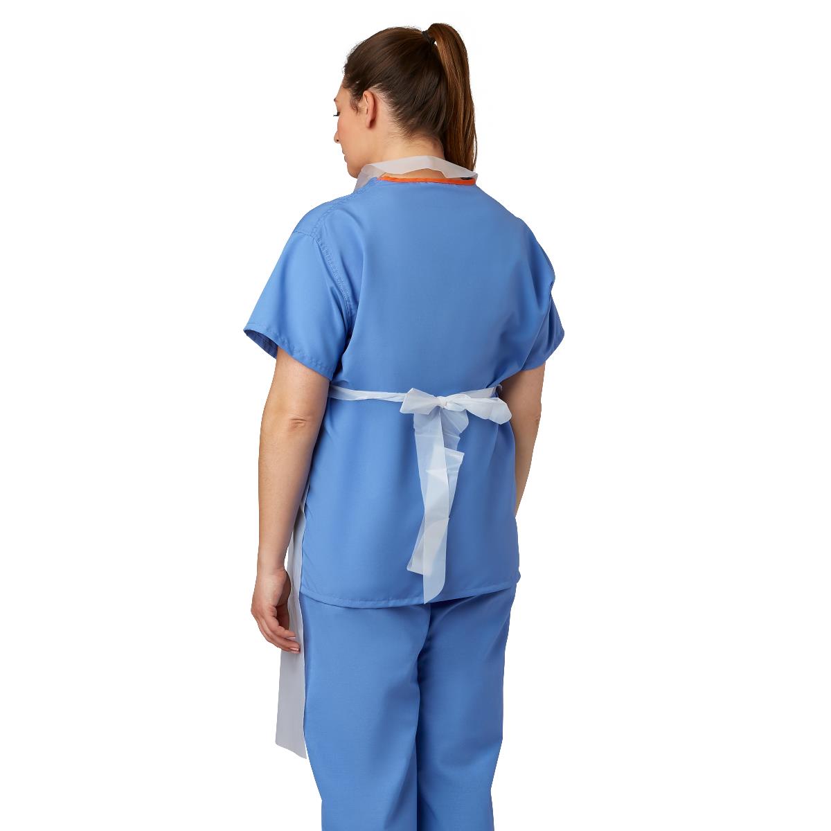 Protective Polythylene Disposable Aprons, 24in x 42in