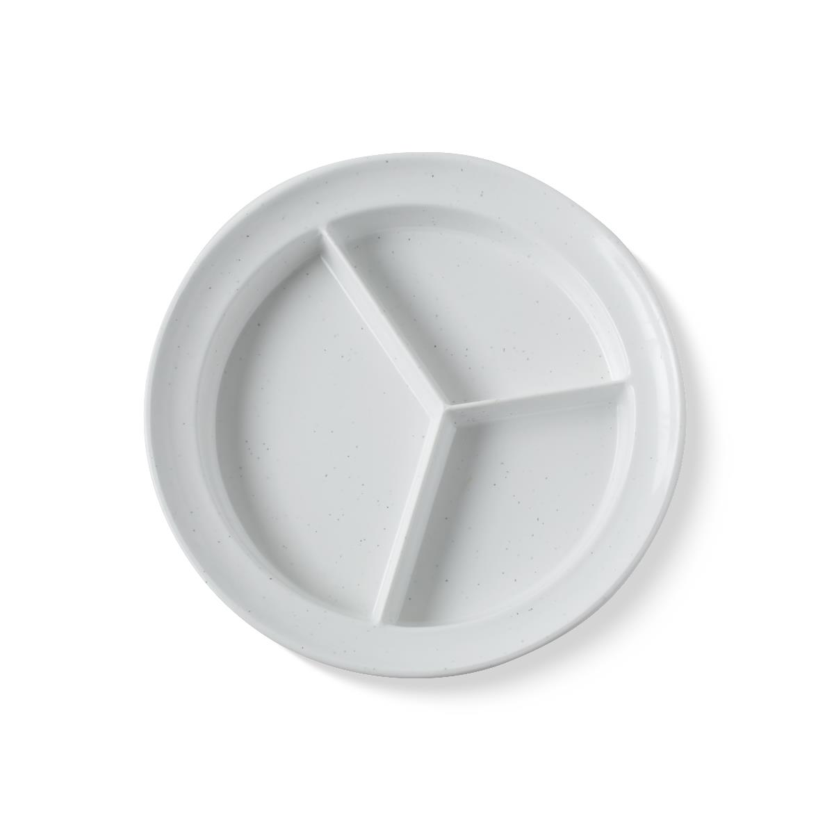 Providence Spillproof Partitioned Plate - 9 White 1