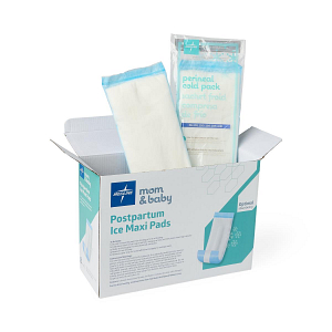 2-in-1 Postpartum Pads, Absorbent Perineal Ice Maxi Pads, Instant Cold  Therapy Packs and Maternity Pad in One