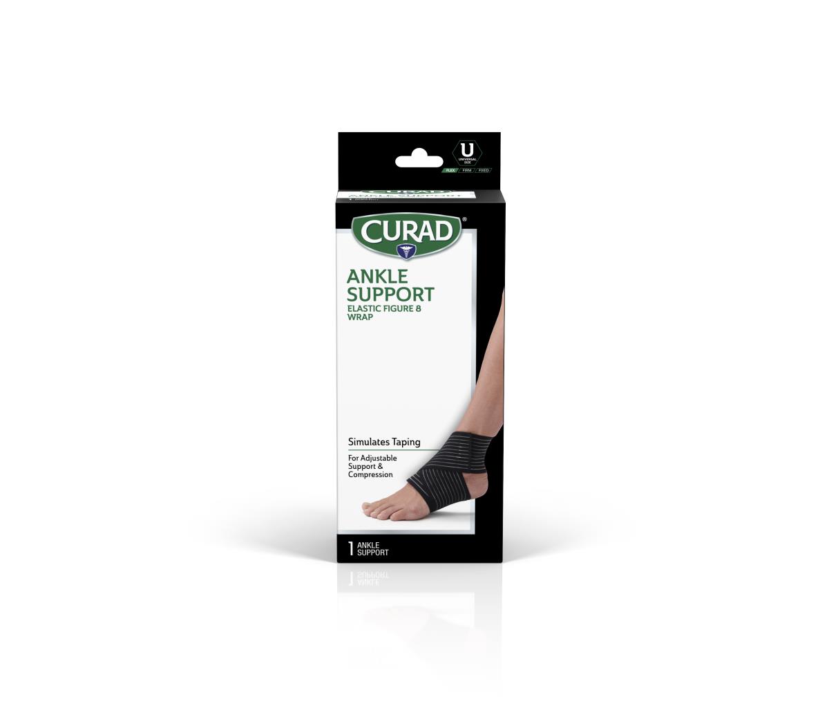 CURAD Figure-8 Elastic Ankle Wraps | Medline Industries, Inc.