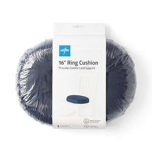 HealthSmart Invalid Ring Donut Cushion with Cover - Seat Cushions
