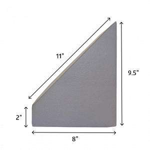 Medline Standard Foam Head Positioner Adult 9x8x4.5 1Ct