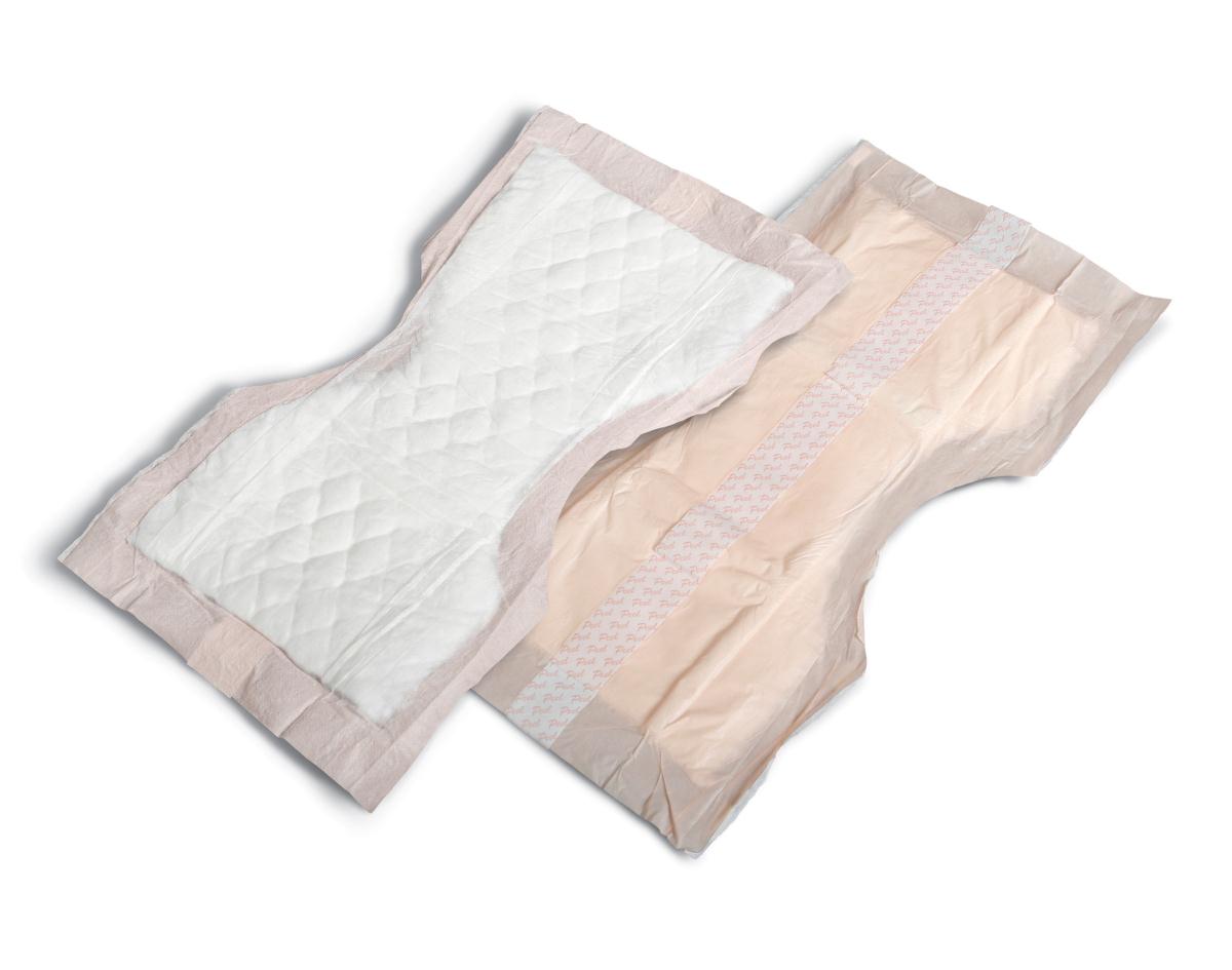 Medline Nonsterile Belted Maternity Pads with Tails Bag