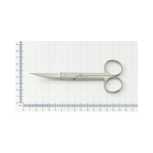 SCISSORS CURVED SHARP 130MM