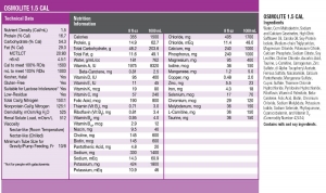 Osmolite 1.5 Cal Nutritional Supplements