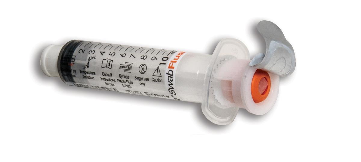 SwabFlush Prefilled Syringe with SwabCap | Medline