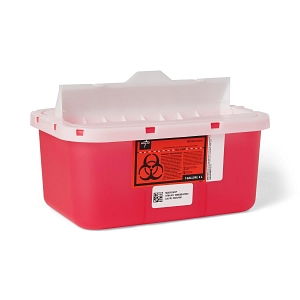 Medline Biohazard Patient Room Sharps Disposal Containers | Medline ...