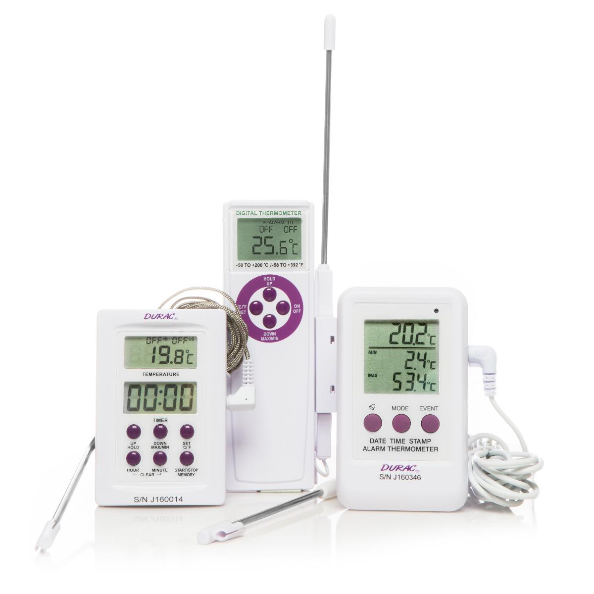 H-B Instrument Durac Bi-Metallic Surface Temperature Thermometers: Stainless