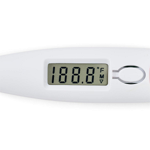 Medline Oral Digital Stick Thermometer + 20 Sheaths 1Ct