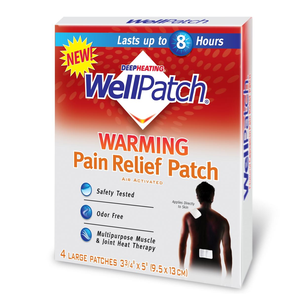 School Health WellPatch Warming Pain Relief Patch