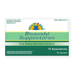 Homecare Bisacodyl 10mg Suppositories - 10's