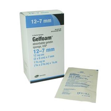 Bio-Absorbable Gelatin Foam Sheet, 80mm x 50mm x 1mm - Jorgensen  Laboratories