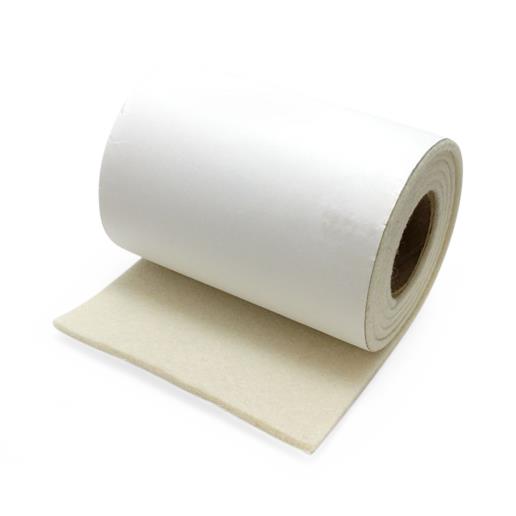 White Felt Roll – 6″ x 10yds, 1/8″ Thick – CPC Healthcare