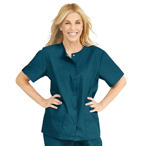 Women's Snap Front Scrub Tunic