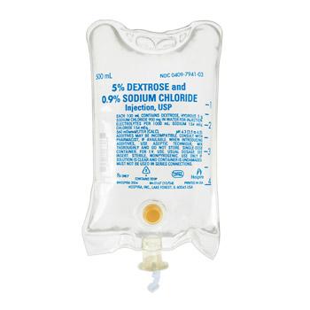 Sodium Chloride 0.9% IV Solution 1000 mL Bag, 12/case - ICU