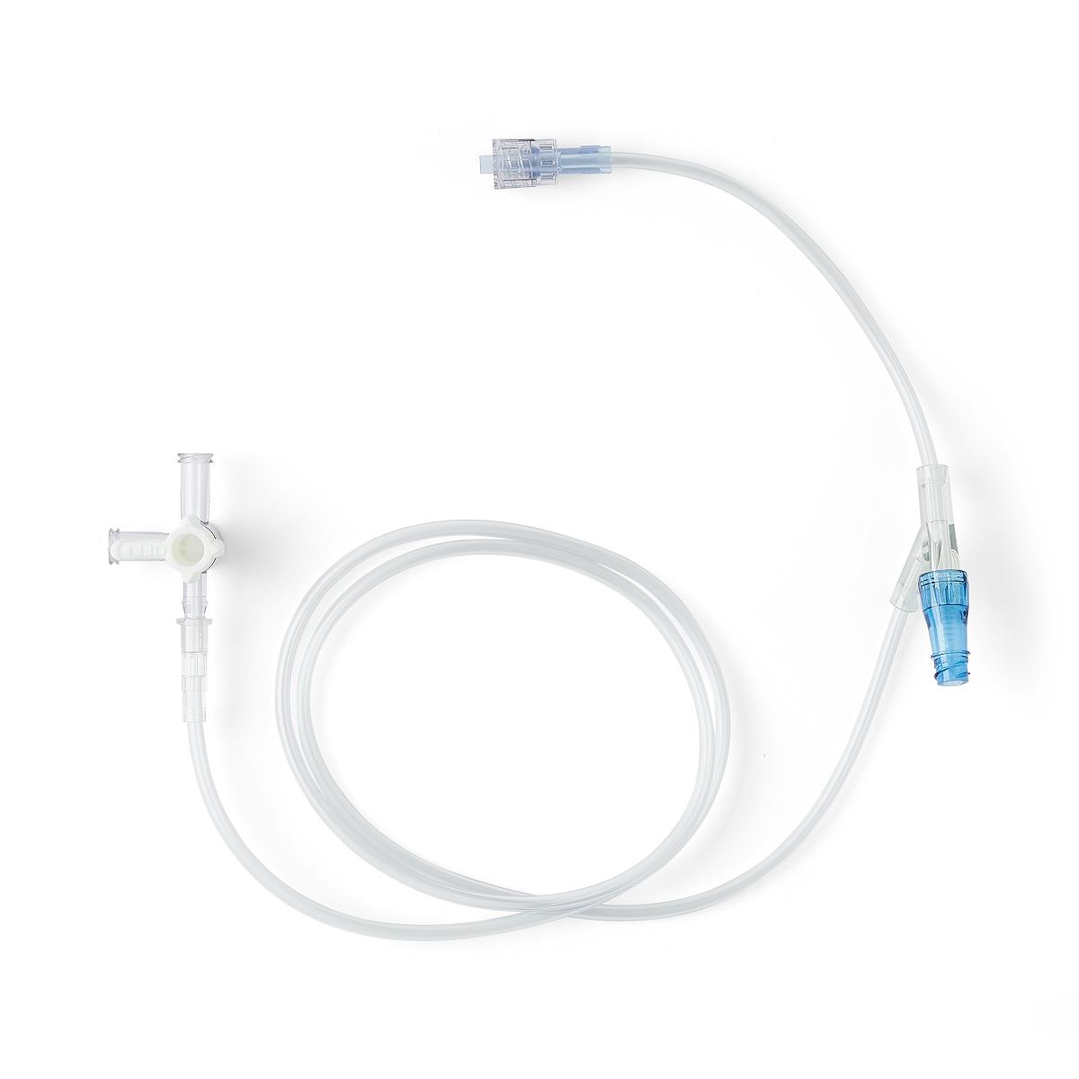 Medical IV Extension Tubing Three-Way Stopcock with Rotating Male