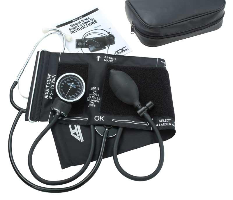 Medline MDS9301 Home Blood Pressure Kits, Black, Adult