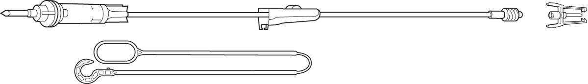 Baxter Secondary Medication Set with CLEARLINK Male Luer Lock Adapter -  Bowers Medical Supply