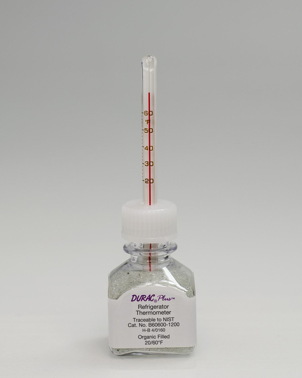 DURAC Dry Block/Incubator Liquid-In-Glass Thermometers, Organic