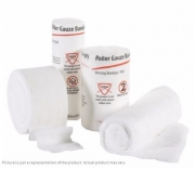 Cardinal Health 100% Cotton Gauze Bandage Roll, 4 x 4.1yd, 3-ply, Sterile  