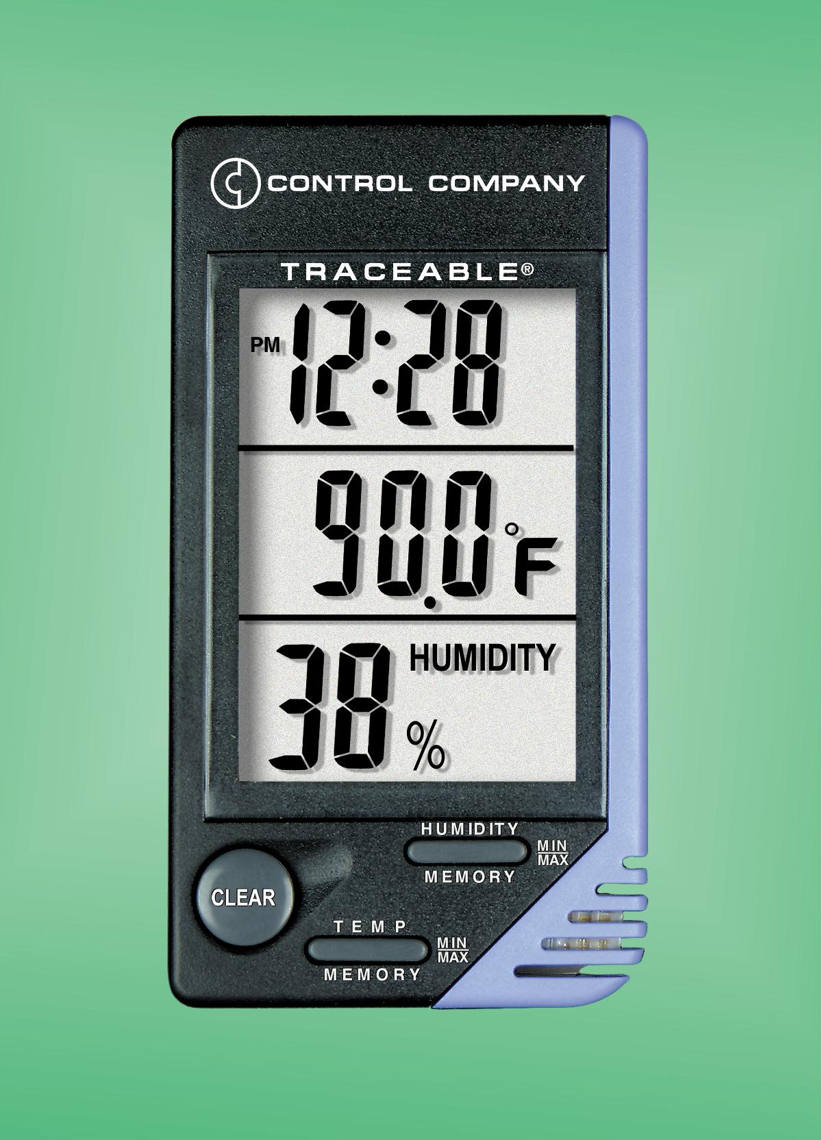 Control Company Traceable Precision Monitoring Thermohygrometer