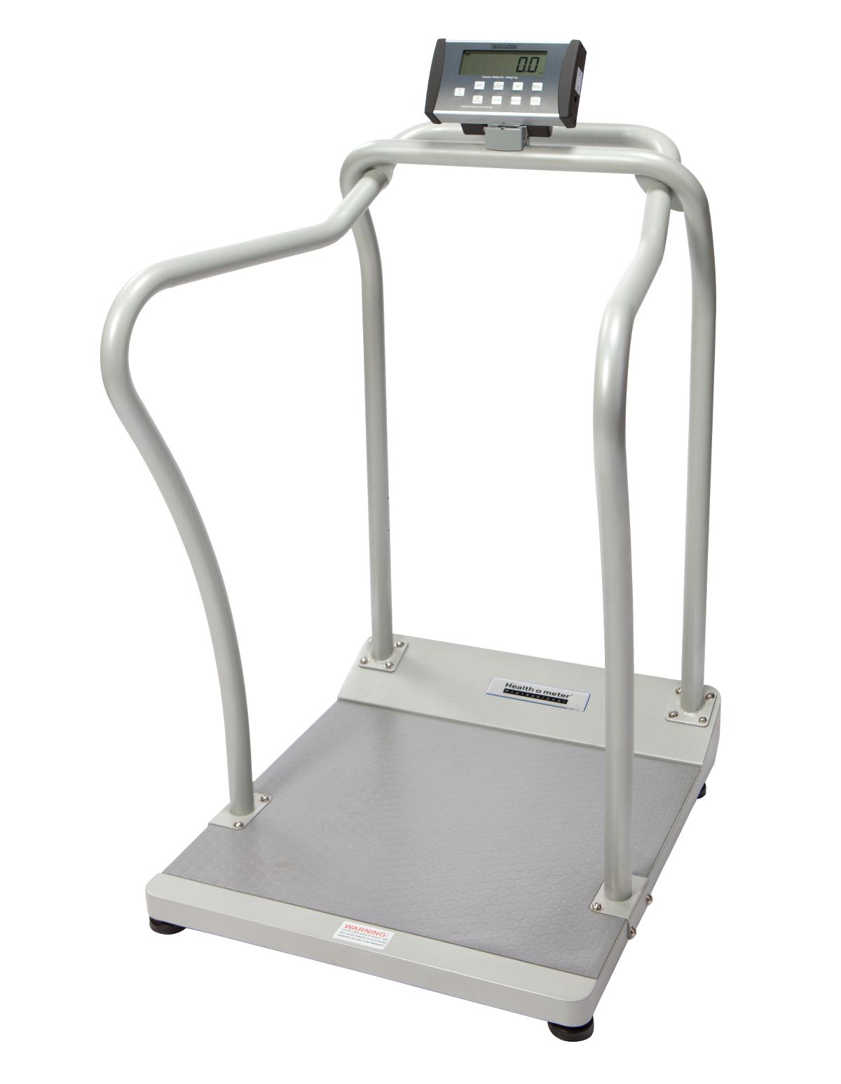 Health O Meter 1100KL Digital Platform Scale with Extra Wide Handrails